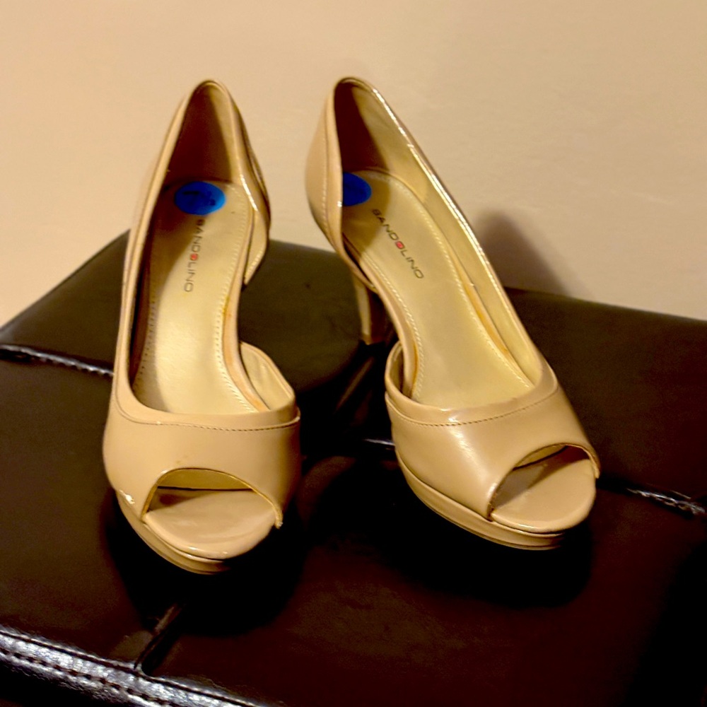 Tan Half High Heels
